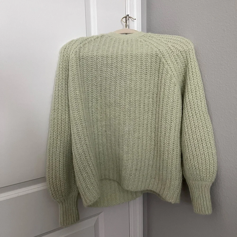 Sezane Mint Basile Cardigan - Picture 7 of 7